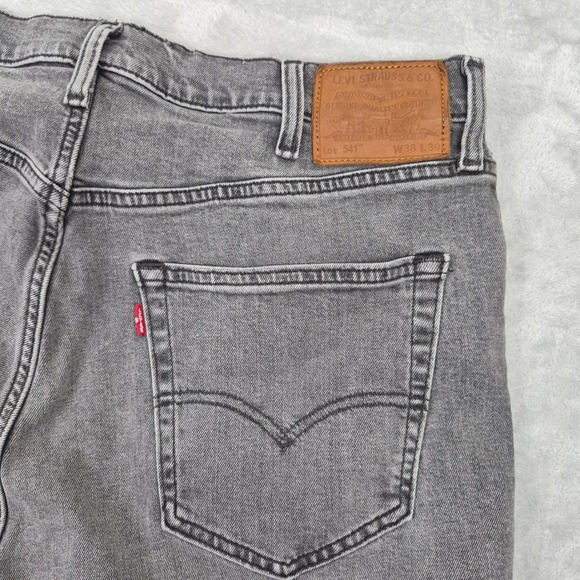 Levi's Other - 541 38x30 Levis Premium Athletic Taper Mens Grey Stretch Jeans Casual Dress